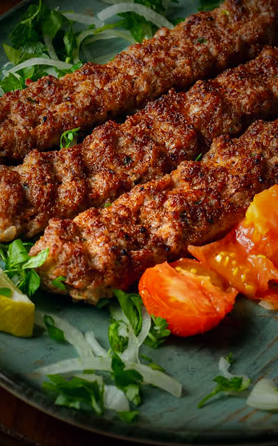 كباب الدار البغدادي باللحم