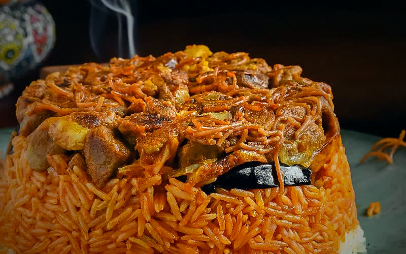 مقلوبة لحم